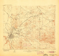 Download a high-resolution, GPS-compatible USGS topo map for Goldfield, NV (1906 edition)