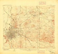 Download a high-resolution, GPS-compatible USGS topo map for Goldfield, NV (1909 edition)