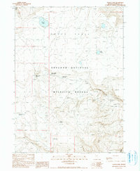 Download a high-resolution, GPS-compatible USGS topo map for Gooch Lake, NV (1990 edition)