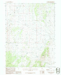Download a high-resolution, GPS-compatible USGS topo map for Government Peak, NV (1986 edition)