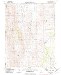 Download a high-resolution, GPS-compatible USGS topo map for Granite Peak, NV (1981 edition)