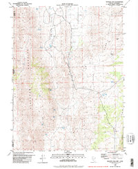 Download a high-resolution, GPS-compatible USGS topo map for Granite Peak, NV (1981 edition)