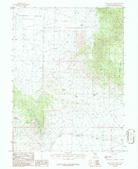 Download a high-resolution, GPS-compatible USGS topo map for Grass Valley Wash, NV (1986 edition)