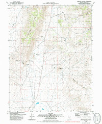 Download a high-resolution, GPS-compatible USGS topo map for Griffith Canyon, NV (1988 edition)