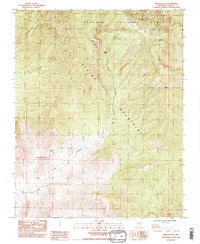 Download a high-resolution, GPS-compatible USGS topo map for Griffith Peak, NV (1984 edition)