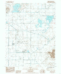 preview thumbnail of historical topo map of Churchill County, NV in 1985