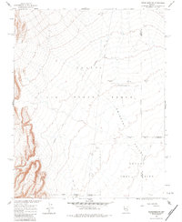 preview thumbnail of historical topo map of Nye County, NV in 1962