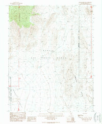 Download a high-resolution, GPS-compatible USGS topo map for Groom Range SW, NV (1989 edition)
