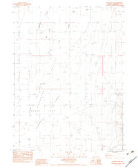 Download a high-resolution, GPS-compatible USGS topo map for Gumboot Lake, NV (1983 edition)