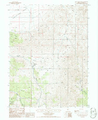 Download a high-resolution, GPS-compatible USGS topo map for Hall Creek South, NV (1986 edition)