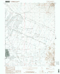 Download a high-resolution, GPS-compatible USGS topo map for Hawthorne East, NV (1987 edition)