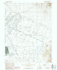 Download a high-resolution, GPS-compatible USGS topo map for Hawthorne East, NV (1987 edition)