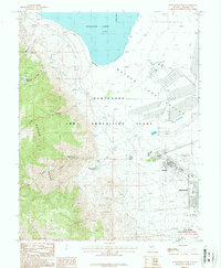 Download a high-resolution, GPS-compatible USGS topo map for Hawthorne West, NV (1987 edition)