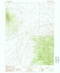 Download a high-resolution, GPS-compatible USGS topo map for Hay Ranch, NV (1986 edition)