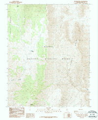 Download a high-resolution, GPS-compatible USGS topo map for Hayford Peak SE, NV (1987 edition)