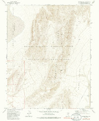 Download a high-resolution, GPS-compatible USGS topo map for Heavens Well, NV (1986 edition)