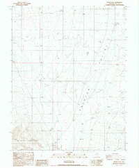 Download a high-resolution, GPS-compatible USGS topo map for Henrys Well, NV (1987 edition)