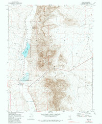 Download a high-resolution, GPS-compatible USGS topo map for Hiko, NV (1985 edition)