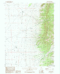Download a high-resolution, GPS-compatible USGS topo map for Hogum, NV (1987 edition)
