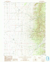 Download a high-resolution, GPS-compatible USGS topo map for Hogum, NV (1993 edition)