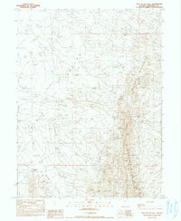 Download a high-resolution, GPS-compatible USGS topo map for Hole In The Wall, NV (1990 edition)
