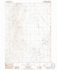 Download a high-resolution, GPS-compatible USGS topo map for Hot Springs Flat, NV (1986 edition)