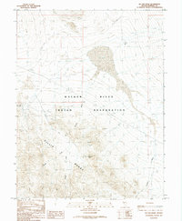 Download a high-resolution, GPS-compatible USGS topo map for Hu-Pwi Wash, NV (1988 edition)