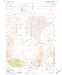 Download a high-resolution, GPS-compatible USGS topo map for Hualapai Flat South, NV (1984 edition)