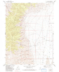 Download a high-resolution, GPS-compatible USGS topo map for I X L Canyon, NV (1992 edition)