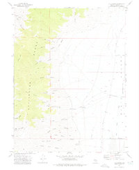 Download a high-resolution, GPS-compatible USGS topo map for I X L Canyon, NV (1975 edition)