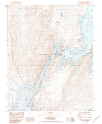Download a high-resolution, GPS-compatible USGS topo map for Iceberg Canyon, NV (1984 edition)