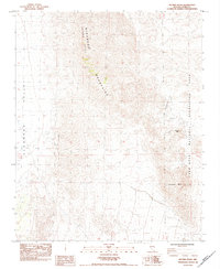 Download a high-resolution, GPS-compatible USGS topo map for Ireteba Peaks, NV (1984 edition)
