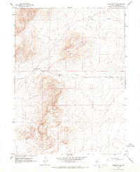 Download a high-resolution, GPS-compatible USGS topo map for Izzenhood Gap, NV (1967 edition)