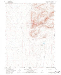 Download a high-resolution, GPS-compatible USGS topo map for Izzenhood Ranch, NV (1985 edition)