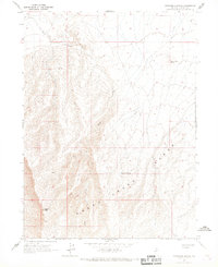 Download a high-resolution, GPS-compatible USGS topo map for Izzenhood Spring, NV (1967 edition)
