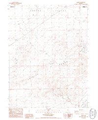 preview thumbnail of historical topo map of Churchill County, NV in 1986