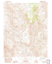 Download a high-resolution, GPS-compatible USGS topo map for Jumbo Peak, NV (1984 edition)