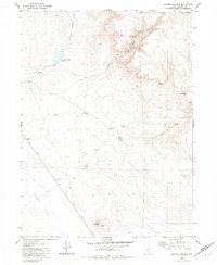 Download a high-resolution, GPS-compatible USGS topo map for Juniper Springs, NV (1983 edition)