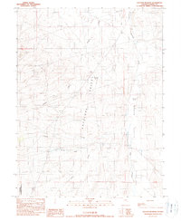preview thumbnail of historical topo map of Eureka County, NV in 1990