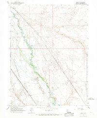Download a high-resolution, GPS-compatible USGS topo map for Knight, NV (1967 edition)