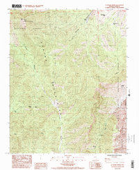 Download a high-resolution, GPS-compatible USGS topo map for La Madre Spring, NV (1984 edition)
