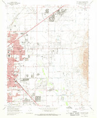 Download a high-resolution, GPS-compatible USGS topo map for Las Vegas NE, NV (1968 edition)