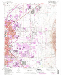 Download a high-resolution, GPS-compatible USGS topo map for Las Vegas NE, NV (1984 edition)