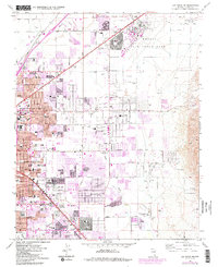 Download a high-resolution, GPS-compatible USGS topo map for Las Vegas NE, NV (1984 edition)