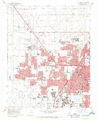 preview thumbnail of historical topo map of Clark County, NV in 1967