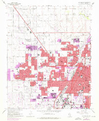 Download a high-resolution, GPS-compatible USGS topo map for Las Vegas NW, NV (1976 edition)