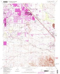 Download a high-resolution, GPS-compatible USGS topo map for Las Vegas SE, NV (1984 edition)