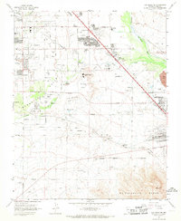 Download a high-resolution, GPS-compatible USGS topo map for Las Vegas SE, NV (1968 edition)
