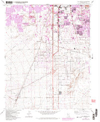 Download a high-resolution, GPS-compatible USGS topo map for Las Vegas SW, NV (1984 edition)