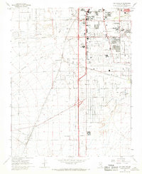 Download a high-resolution, GPS-compatible USGS topo map for Las Vegas SW, NV (1968 edition)